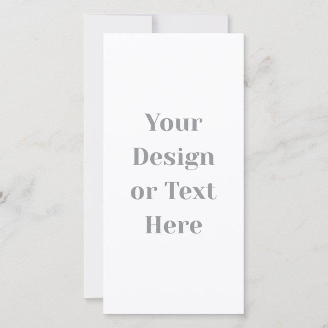Carte Customizable Your Design or Text Here Personalized (Devant)
