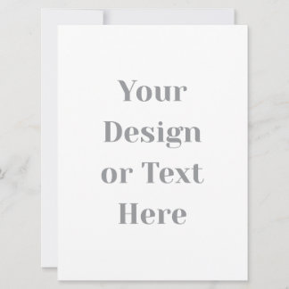 Carte Customizable Your Design or Text Here Personalized