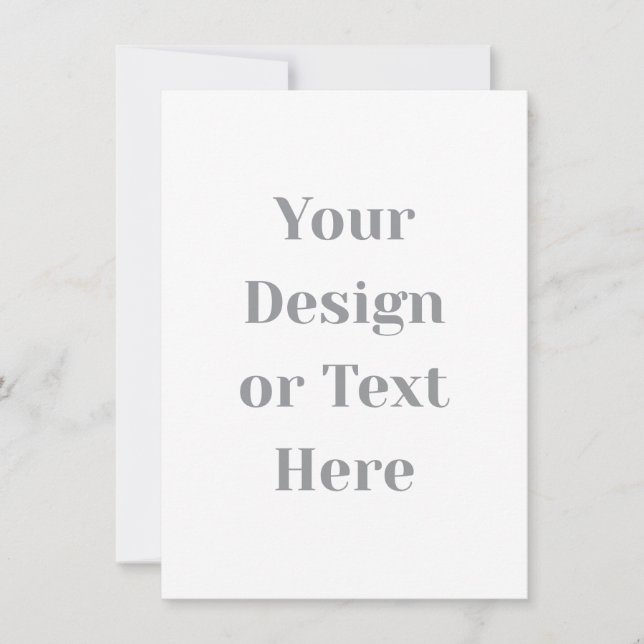 Carte Customizable Your Design or Text Here Personalized (Devant)