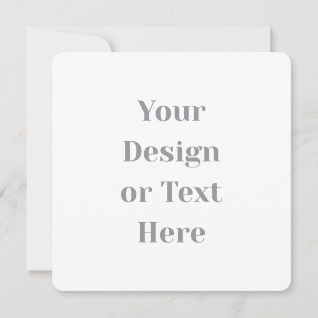Carte Customizable Your Design or Text Here Personalized (Devant)