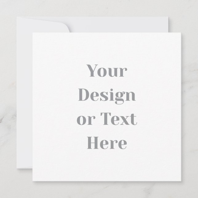 Carte Customizable Your Design or Text Here Personalized (Devant)