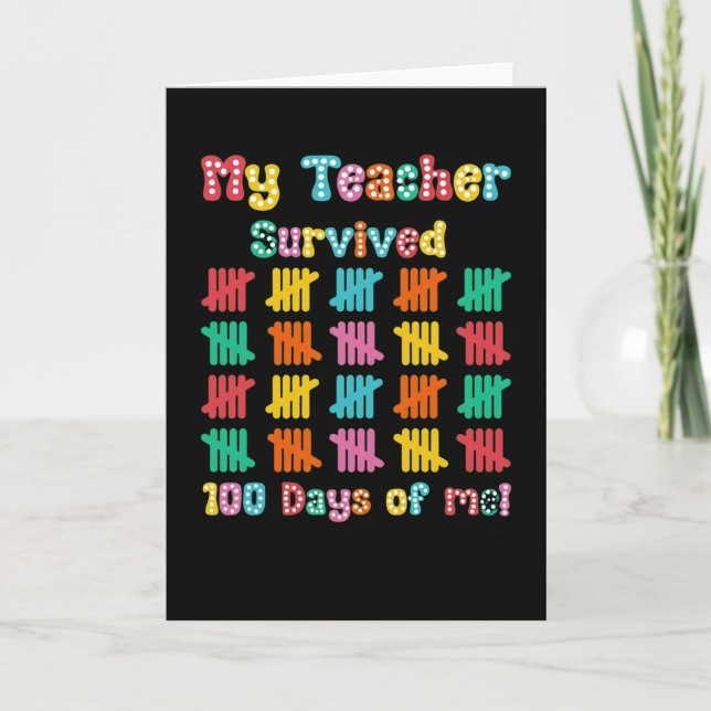 Carte Cute 100 Days Making A Difference Puzzle Inclusion (Devant)