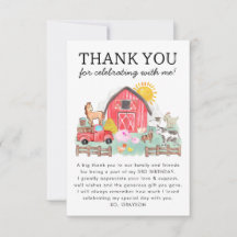 Cute Barnyard Animaux Enfants Ferme Anniversaire M