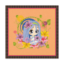 Cute Big Eyed Chibi Dragon Fée