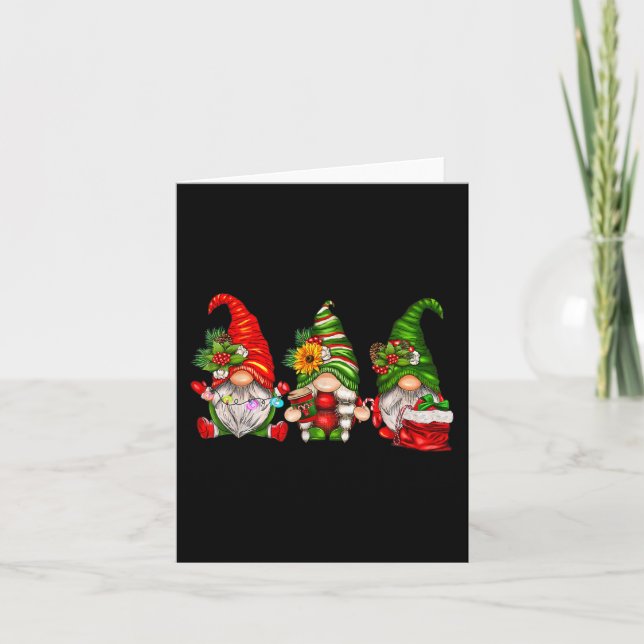 Carte Cute Christmas Gnomes (Devant)