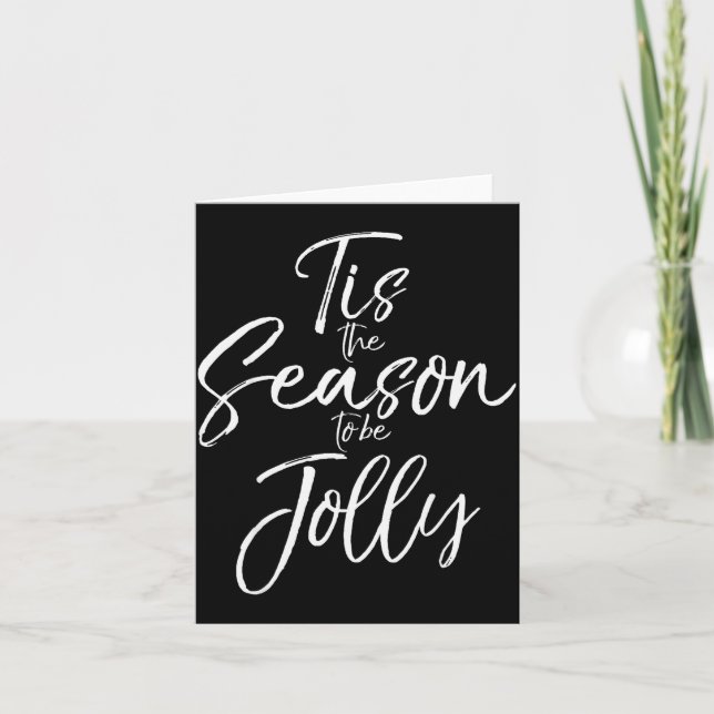 Carte Cute Christmas Music Carol Lyric Tis The Season To (Devant)