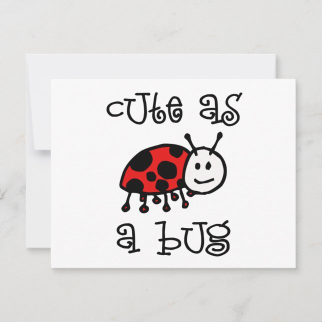Carte Cute comme un bug (Devant)