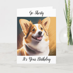 Carte Cute Corgi Pun Anniversaire