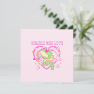 Carte Cute Cupid Frog - Étaler l'amour