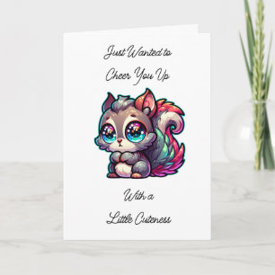 Carte Cute écureuil   Amitié
