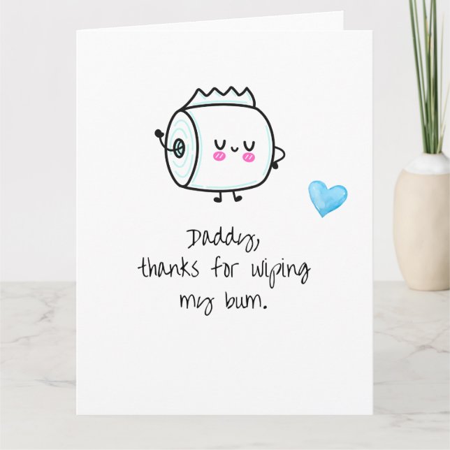 Carte Cute father's day card from Baby1 (Devant)