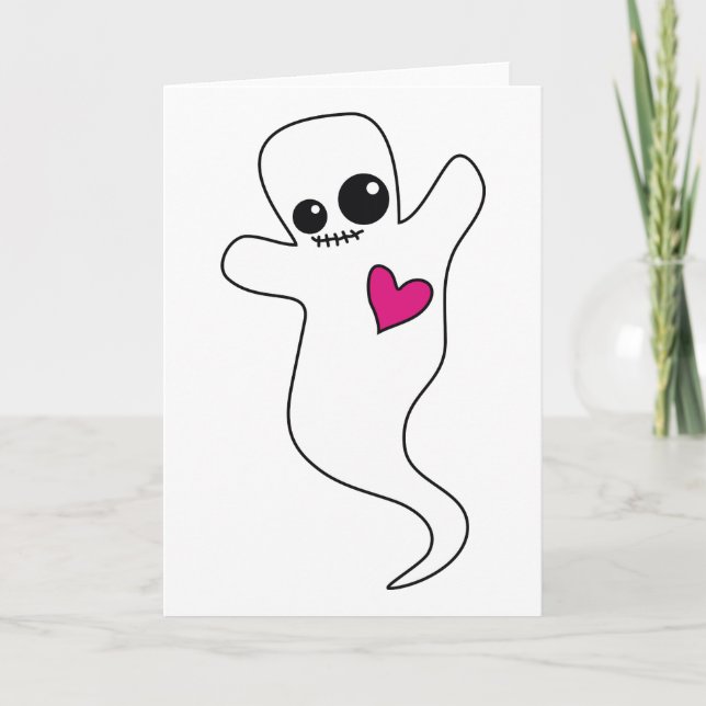 Carte Cute Ghostile (Devant)