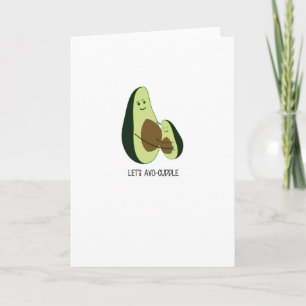Carte Cute Greetings Card - Let's Avo Cuddle!