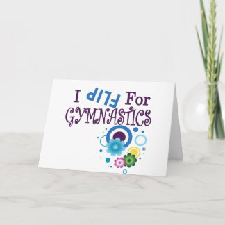Carte Cute I Flip pour Gymnastique Vêtements et cadeaux