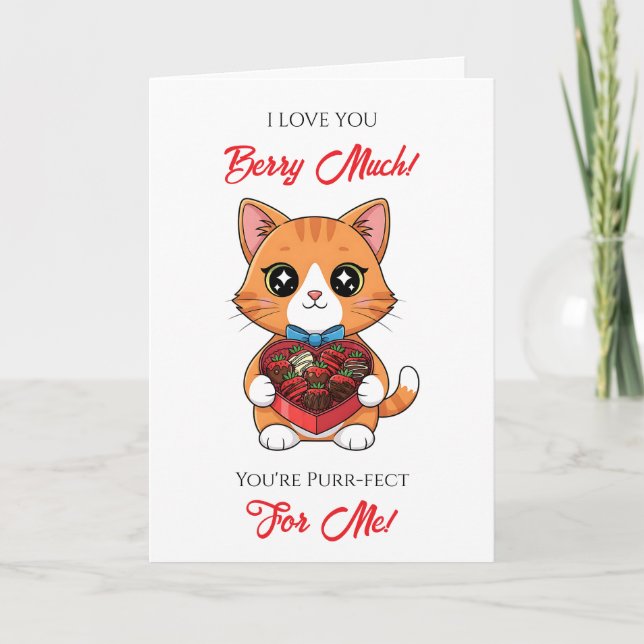 Carte Cute Kawaii Valentine's Day Puns (Devant)