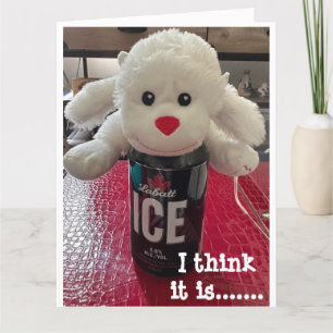 CARTE CUTE MONKEY DIT LE TEMPS DE CÉLÉBRER "VOUS"