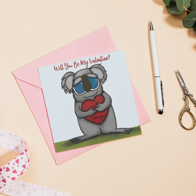 Carte Cute Ours Koala (Créateur téléchargé)