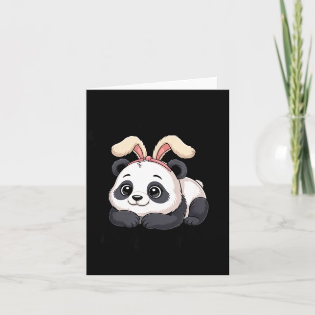 Carte Cute Panda Bunny Some Bunny Loves You  (Devant)