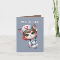 Cute peeking Nurse ajouter message chat