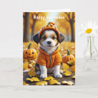 Cute Puppy en Amoureux de les chiens Citrouille d'