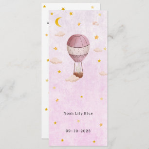 Carte Cute Rabbit in Magical Night With Moon and Stars