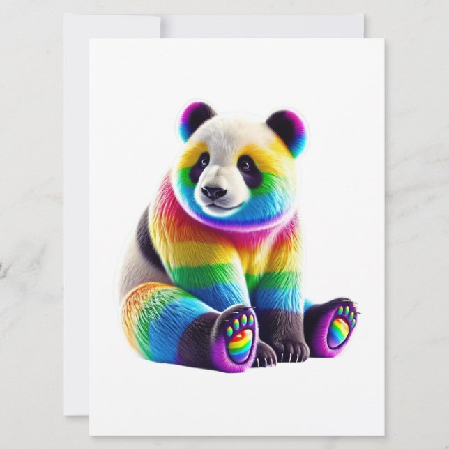 Carte Cute Rainbow (Devant)