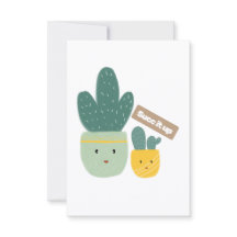 Cute Tropical Succulent Houseplant Smile