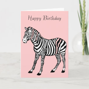 Carte Cute Zebra