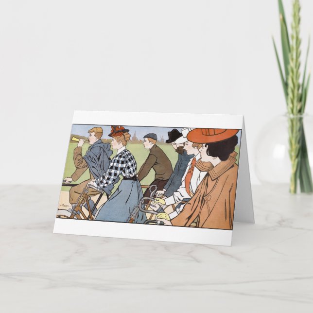 Carte Cyclisme, Bicyclettes, Van Caspel (Devant)