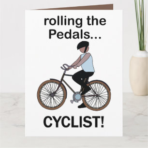 Carte Cycliste Cyclisme Vélo