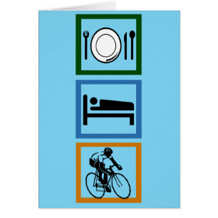 Carte cycliste du cycle du sommeil