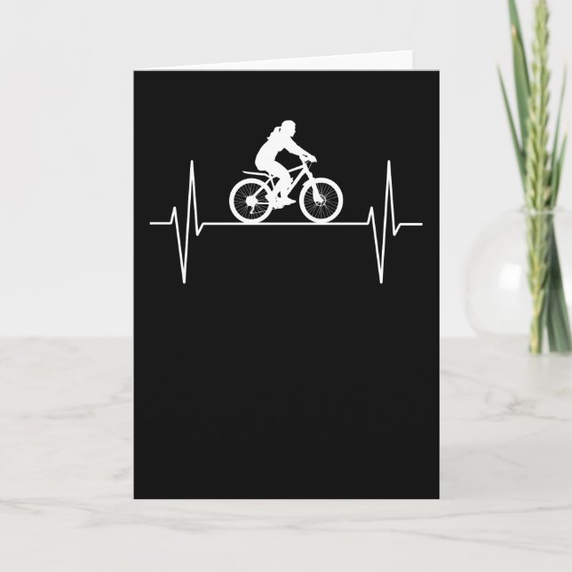 Carte Cycliste femme Cycliste Cyclisme Cyclisme Ligne de (Devant)