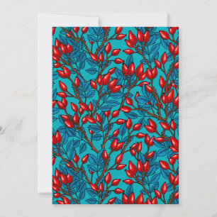 Carte Cynorhodons, rouges et bleus