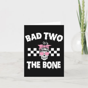 Carte D Deux L'Os Anniversaire 2e Halloween 2 Ans