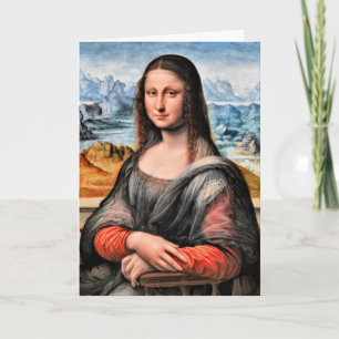 Carte Da Vinci - Mona Lisa, peinture mondialement connue