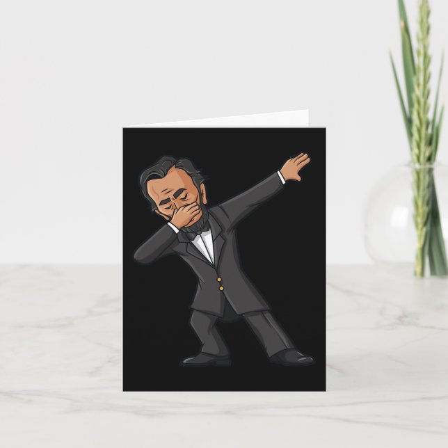 Carte Dabbing Abraham Lincoln 4 juillet Abe Dab Boys G (Devant)