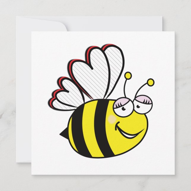 Carte d'abeille pour toute occasion (Devant)
