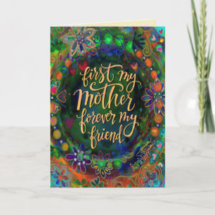 Carte D'abord ma mère, pour toujours mon ami