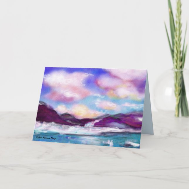 Carte d'abstraction en Alaska (Devant)