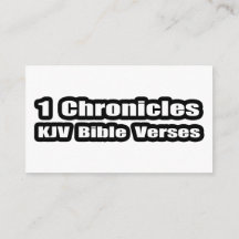 "1 Chroniques Versets bibliques du KJV" Texte