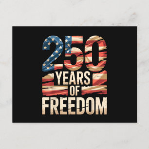 Carte D'accompagnement 250 Ans de Liberté