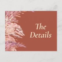 4,5 x 5,5 Détails du Mariage Insertion