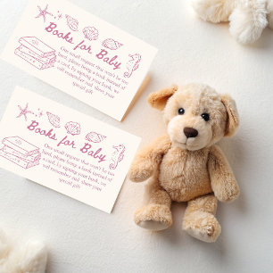 Carte D'accompagnement À la mer bientôt coquillages demande de livre pour