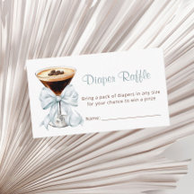 A Tini One Martini Diaper Raffle Baby Shower