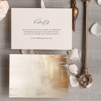Abstrait d'or | Détails du mariage élégant