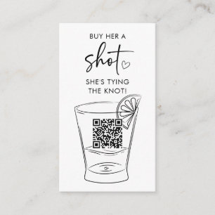 Carte D'accompagnement Achetez-lui une prise Elle lie le code QR du noeud