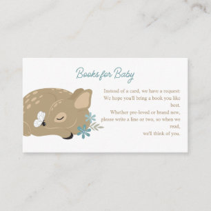 Carte D'accompagnement Adorable Baby shower de garçon de la Faune