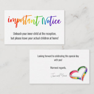 Carte D'accompagnement Adultes seulement !🌈 Entrelacés dans la Fierté –