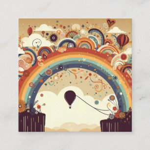 Carte D'accompagnement Adventure Await Hot Air Balloon Twin Baby shower