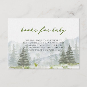 Carte D'accompagnement Adventure Begins Mountains Forest Books for Baby